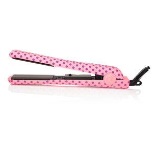 Soft Touch Classic Hair Straightener - Pink Polka-Dots - RoyaleUSA